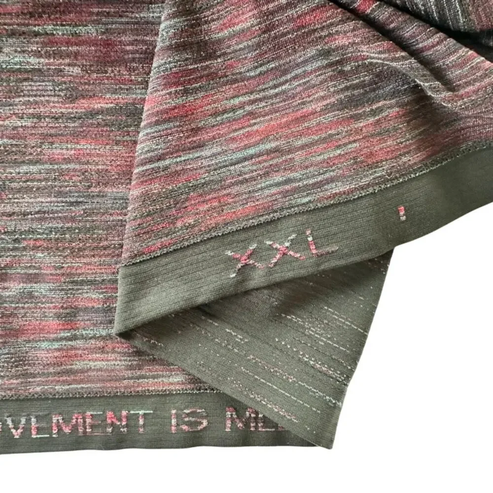 Lululemon Metal Vent Tech 2.0 Size XXL Lunar NY Matchstick Gradient Red Black - Picture 5 of 7